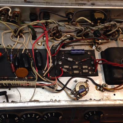 Vintage 1977 Fender Bassman 100 CFA7100 Bass Guitar Chassis Head Project Fender Bassman 1977 image 11