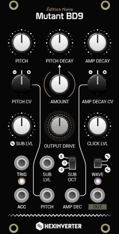 HEXINVERTER MUTANT BD9 BLACK : BRAND NEW :  [DETROIT MODULAR] image 1