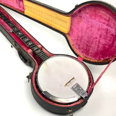 Ode Long Neck Banjo Model 43 Grade 4 60's w/ Hardshell Case image 23