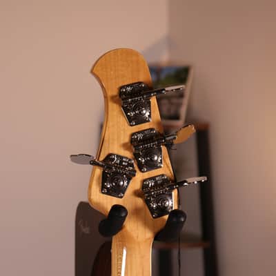 MusicMan Retro '70s StingRay 4 Bass - Maple Fingerboard, Vintage Burst image 19