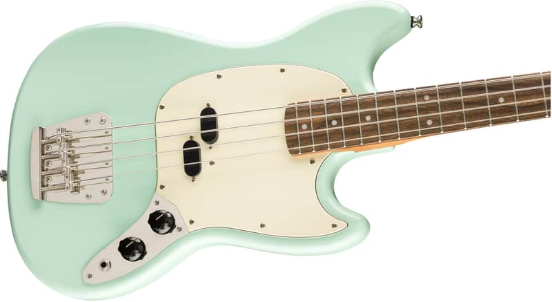 Squier Classic Vibe '60s Mustang® Bass, Laurel Fingerboard, Surf Green image 1
