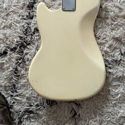 Fender Mustang Guitar with Rosewood Fretboard 1973 - 1974 - Olympic White image 7