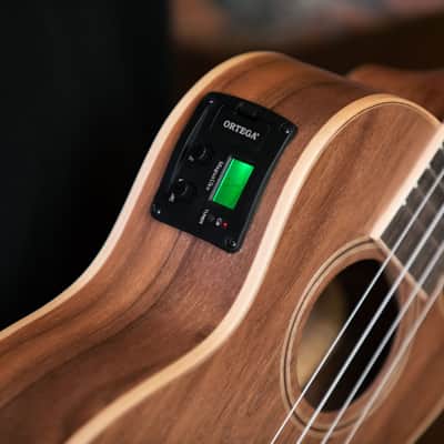 Ortega RUWN-CE Horizon Series Walnut Top Okoume Neck Concert Acoustic-Electric Ukulele w/Gig Bag image 12