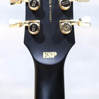 ESP LTD EC-1000 Deluxe Vintage Black w/EMG Pickups Electric Guitar w/Bag #W11040621 image 8
