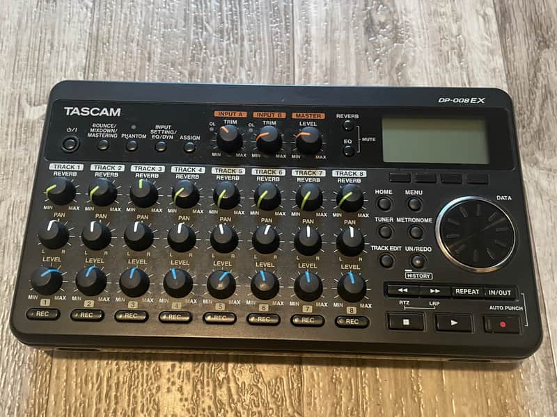 TASCAM DP-008EX 8-track Digital Portastudio 2013 - Present - Black image 1