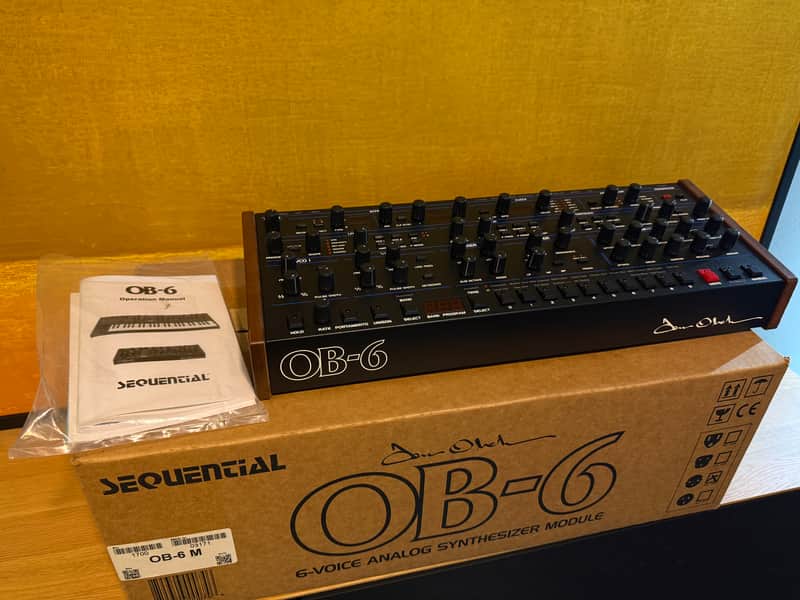 Dave Smith Instruments OB-6 Desktop 6-Voice Polyphonic Synthesizer 2017 - Present - Black image 1