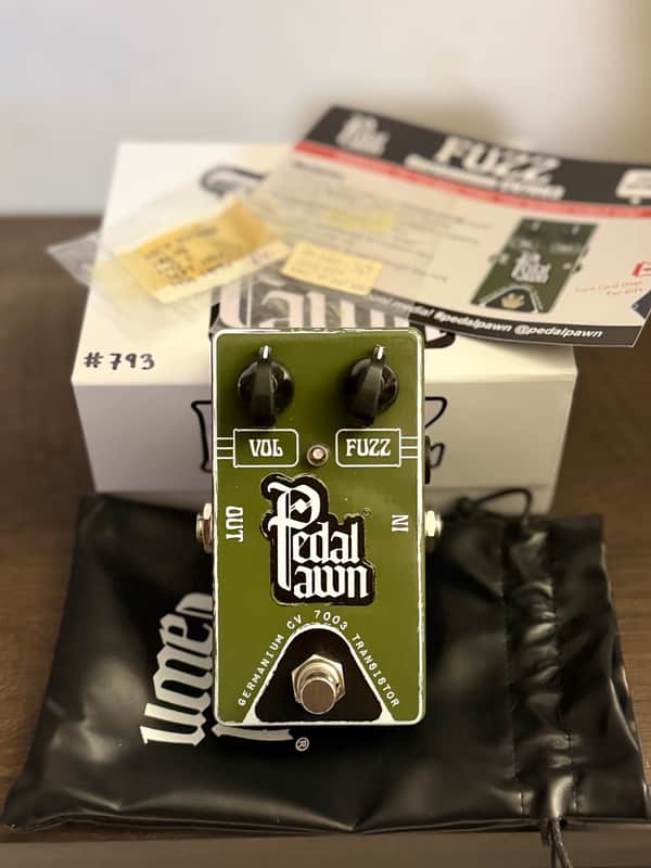 Pedal Pawn Vintage CV7003 Germanium Fuzz 2022 - Olive Drab Green image 1