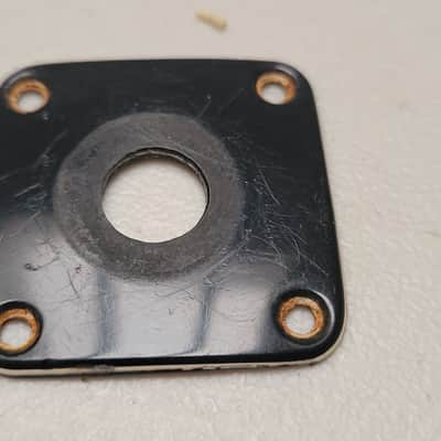 Gibson Les Paul Jack Plate 50's - black image 3