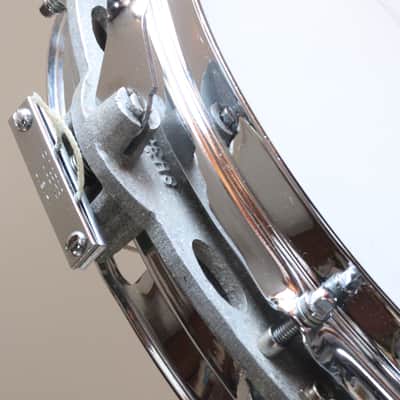 RARE Rogers Satellite Piccolo Snare Drum, Grey Cast Shell, Original Wires, 1970s -ALMOST LIKE NEW  / INSPECTED & TESTED image 5