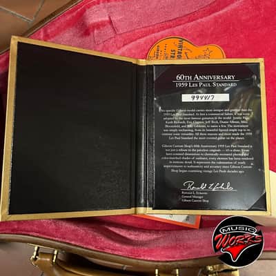 Gibson   Custom Shop R9 1959 Les Paul Diamond Anniversary Iced Tea image 11