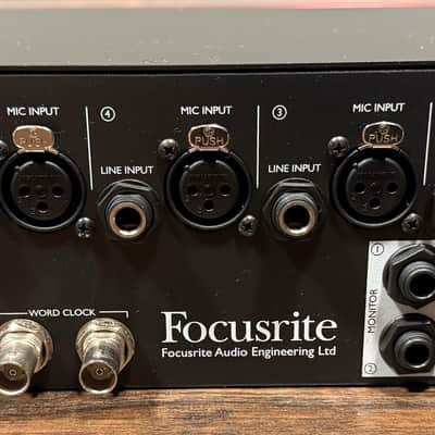 Focusrite Clarett 8Pre X Thunderbolt Audio Interface 2010s - Red image 7