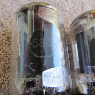 Tung-Sol 5881 (6L6WGB) Tubes Brown Base Made In USA Tung-Sol Tubes 2 Untested Brown Base 5881 Tubes image 3