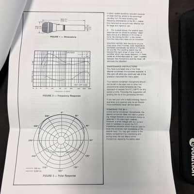 Electro-Voice BK-1 Handheld Cardioid Condenser Microphone 1980s - Black image 13