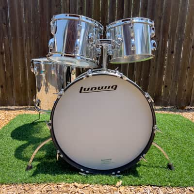 Ludwig Stainless Steel Big Beat 1970s image 2