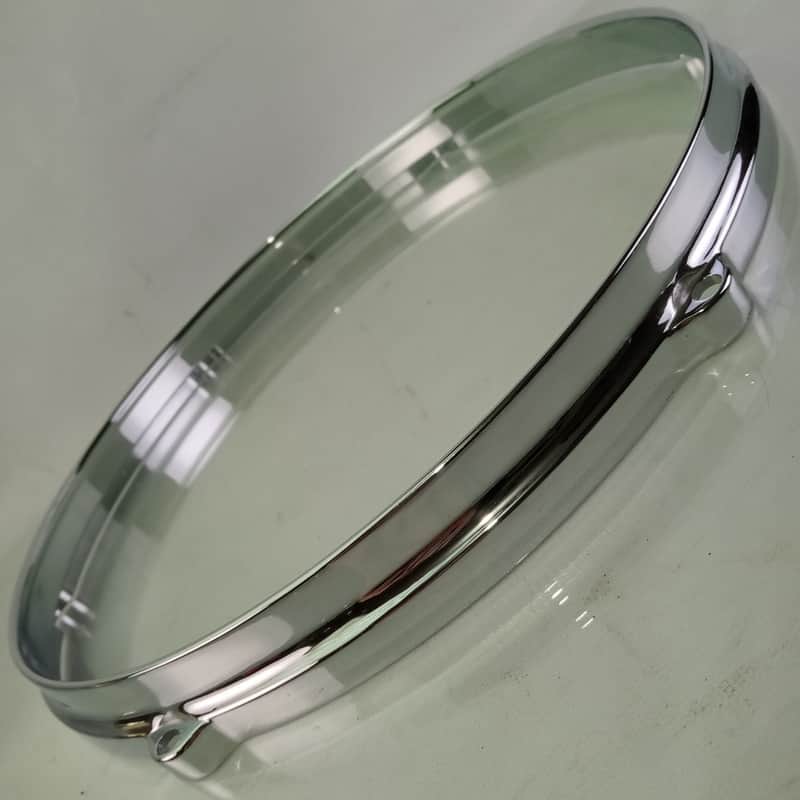 Cannon 13" Die-Cast 6-Lug Tom Drum Batter/Resonant Rim/Hoop Chrome image 1