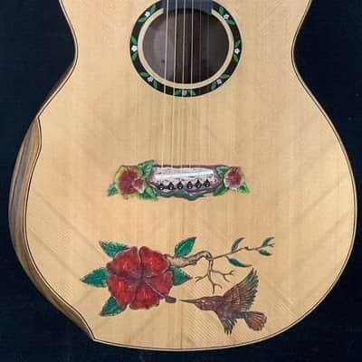 Blueberry Baritone Acoustic Guitar - Handmade and Build to Order image 1