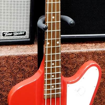 2024 Epiphone Thunderbird '64 Electric Bass Guitar w/ Gig Bag! Ember Red! VERY NICE!!! image 3