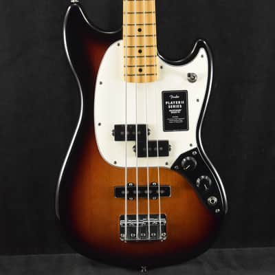 Fender Player II Mustang Bass PJ 3-Color Sunburst Maple Fingerboard image 1
