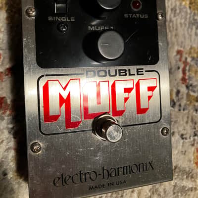 Electro-Harmonix Double Muff Fuzz / Overdrive 2000s - Black / Red / Gray image 3