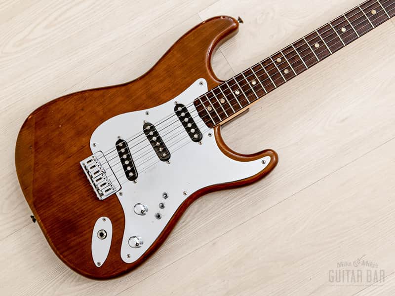 1980 Fender Stratocaster Hardtail Vintage Guitar Mocha, Schecter Dream Machine Mods w/ F500T Pickups, Case image 1