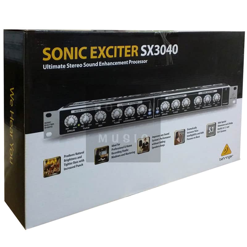 BEHRINGER SONIC EXCITER SX3040 ほぼ未使用 Behringer Sonic Exciter SX3040 V2 2-Channel Sound-Enhancement