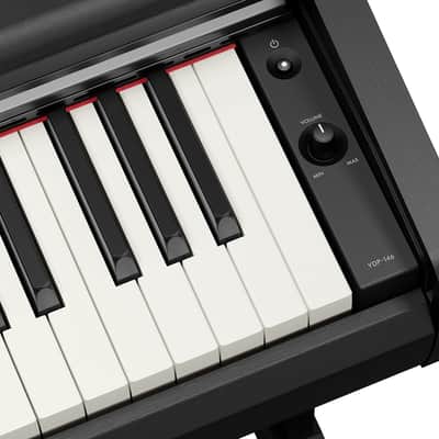 Yamaha YDP-146B, GHS Weighted 88 Note Upright Digital Piano - Black image 3