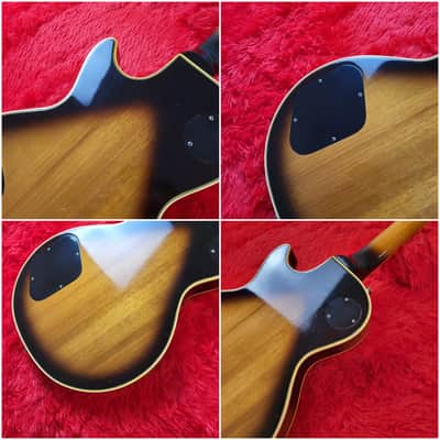 Rare - Aria Pro II LC-1000 1977 - Tobacco Brown Sunburst Lacquer Finish - Les Paul Custom - Original DiMarzio Super II DP104 Humbuckers - Ebony Fretboard & Mother Of Pearl Inlays - Made In Japan - MIJ image 13