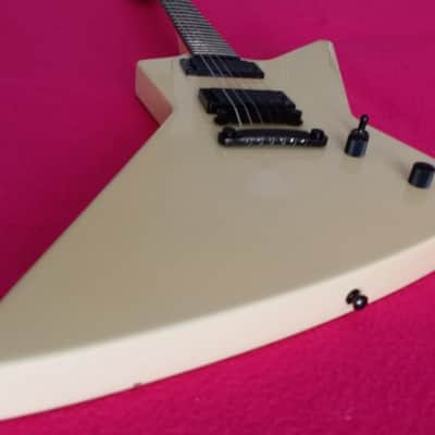 ESP Explorer E.X.P. Custom James Hetfield Metallica 1998 Olympic White image 15