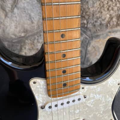 1997 Fender American Standard Stratocaster - Black Maple Neck - w/ Original Red Logo Case & Fender Card image 11