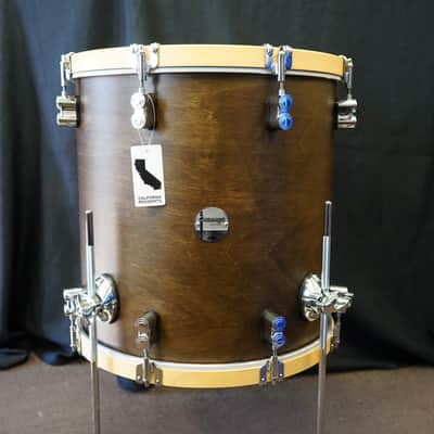 PDP Concept Maple Classic  - Walnut Stain - 16" x 16" Floor Tom w/ Legs image 5