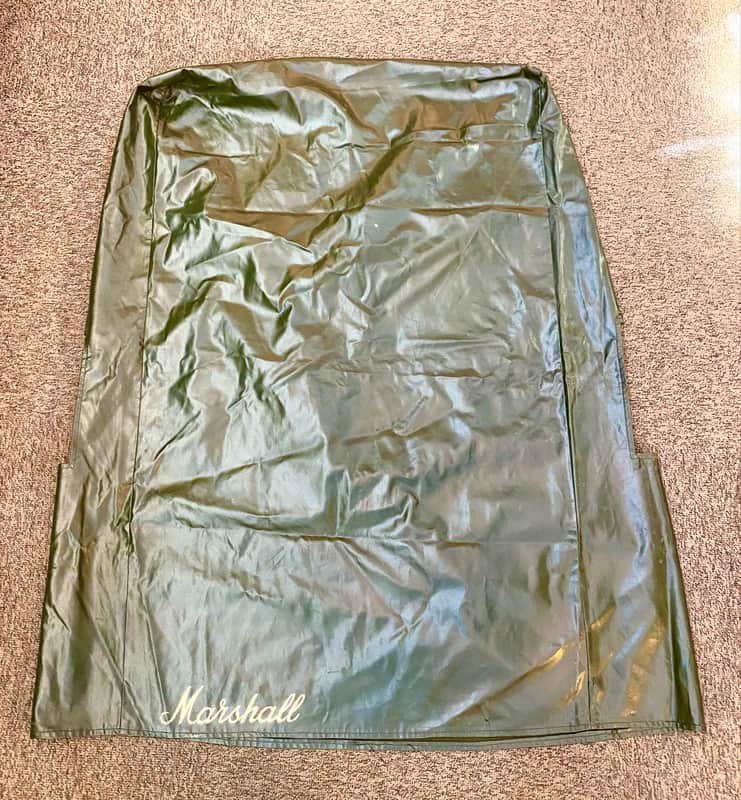 Marshall 4x15 Cabinet Cover Late-60's Early 70's - Green Levant image 1