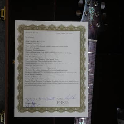 PRS Private Stock Singlecut McCarthy 594 2018 - Black Raspberry Glow Smoked Burst image 20
