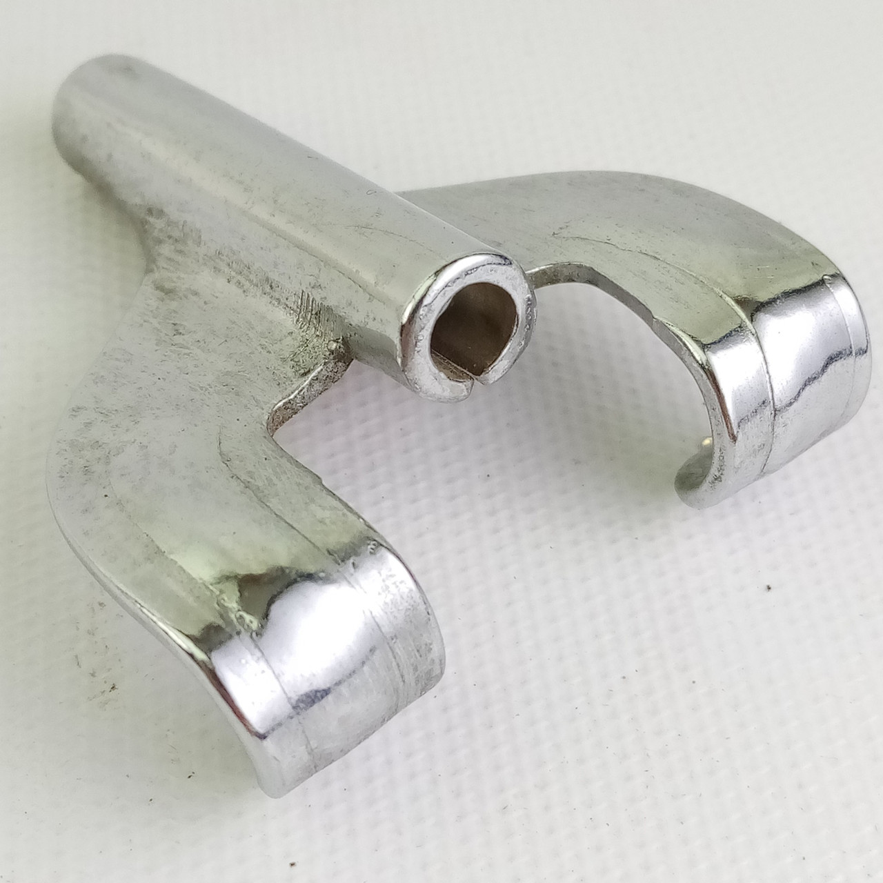 Gretsch Bass/Snare Drum T-Rod Claw Round Badge Chrome RB Broadkaster Vintage 50s — main photograph