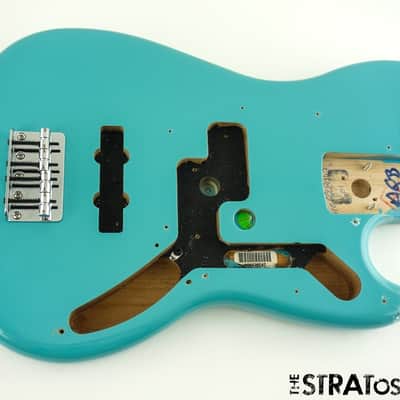 Fender Player II Mustang Bass PJ BODY + HARDWARE PJ Offset Aquatone Blue $50 OFF image 1