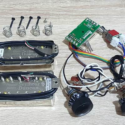 Complete Parts IBANEZ AZ Seymour Duncan HYPERION H-H w/ Wiring & Gotoh CHROME T1502 w/ Tuners image 6