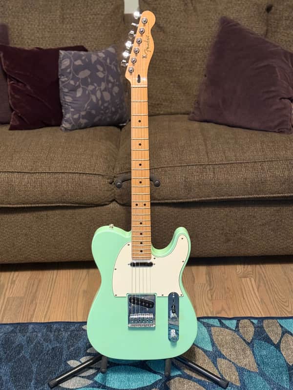 Fender Player Telecaster with Maple Fretboard 2019 - 2023 - Surf Pearl image 1