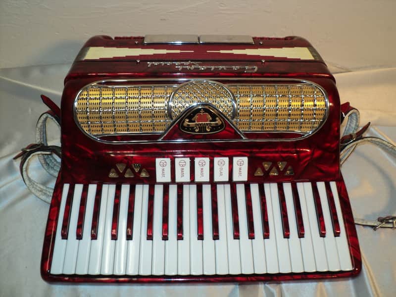 Vintage Borsini Bros. Gaviani Special Italian Accordion w/ Case image 1