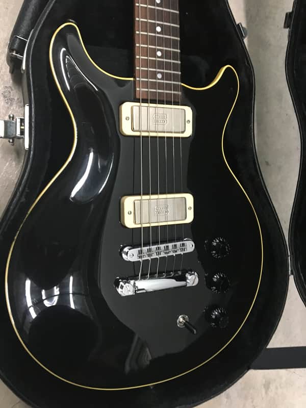 Hamer Archtop GT 1993 Black USA Seymour Duncan Firebird mini Humbuckers Studio Artist image 1