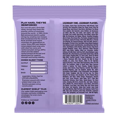 Electric Guitar Strings 10-48 Ernie Ball RPS Slinky 100% Genuine image 2