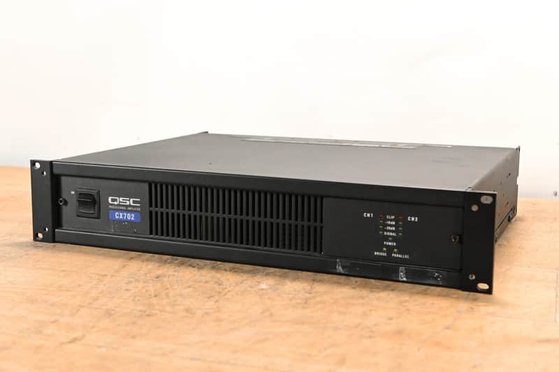 QSC CX702 2-Channel 700W Power Amplifier CG01V6S image 1