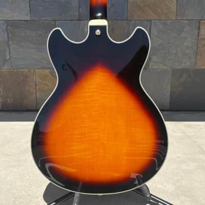 Used 2015 Ibanez JSM-10 John Scofield Signature Vintage Yellow Sunburst with Hardcase image 6