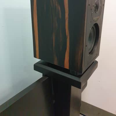 Shun Mook BBC LS3/5a Speakers 1980s - Real Ebony wood image 16