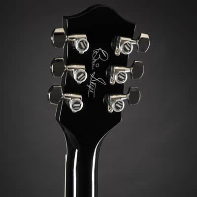 Gretsch G6120T-BSNSH Brian Setzer Signature Nashville Hollow Body Bigsby Black Lacquer - Semi Acoustic Custom Guitar image 5