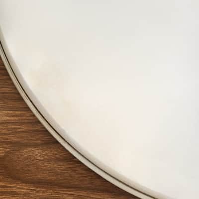 NOS Ludwig Weathermaster 18" Concert Tom Drum Head Coated White 1970s Underline Logo DB-750 image 4