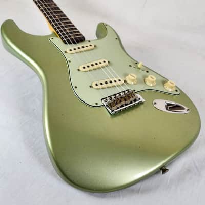 Fender Custom Shop 1959 Stratocaster Journeyman Relic, Time Machine Series, AAA Rosewood FB, Sage Green Metallic image 10