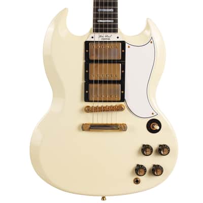 Gibson Custom Shop 1961 SG Custom Stopbar VOS Classic White 2021 image 2