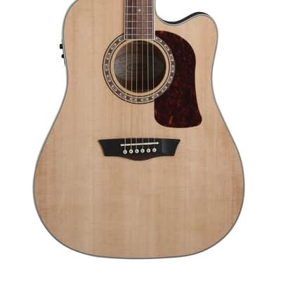 Washburn Heritage 10 Series D10SCE Acoustic-Electric - Natural (HD10SCE-O-U) image 3