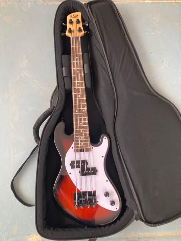 Kala UBASS Solid Body Sunburst with Flatwound Strings image 1