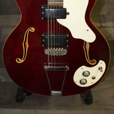 Mosrite Celebrity 12 String 1965 Trans Cherry Red/With Original Case image 1