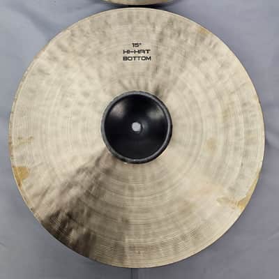 T-Cymbals 15" Air Hi-Hat Cymbal 2020s - Raw Hammered image 4